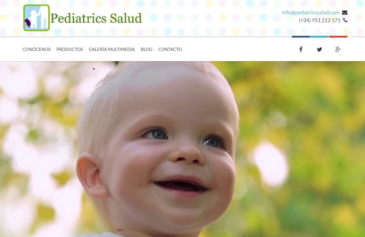 Diseño Web pediatrics Salud